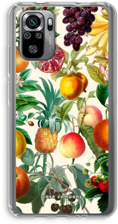 Case Company® - Hoesje geschikt voor Xiaomi Redmi Note 10S hoesje - Classic Flora - Soft Cover Telefoonhoesje - Bescherming aan alle Kanten en Schermrand