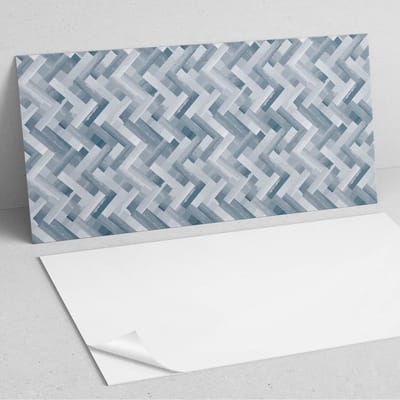 Coloray Wandpanelen Zelfklevend - Zigzag gestreept patroon PVC Wandpaneel - 100 cm x 50 cm - Grijs Wandbekleding Zelfklevend - 1 stuk - Texturen Wandpanelen Zelfklevend - Keuken Wandpanelen - Wandpanelen Badkamer