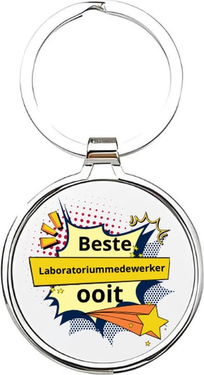 Akyol - de beste laboratoriummedewerker ooit Sleutelhanger - Werknemer - de beste laboratoriummedewerker - laboratoriummedewerker - arts - artsen - ziekenhuismedewerker - huisarts - verpleegkunde - verzorger - verpleegkundige - 4 x 7,5 CM