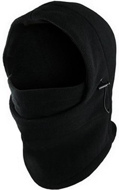 Balaclava - Bivakmuts - Ski / snowboard face mask – Nekwarmer – Scooter muts – fleece sjaal - Unisex - One size - Fleece Zwart