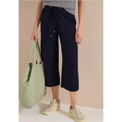 3/4 broek met wijde pijpen in Loose Fit