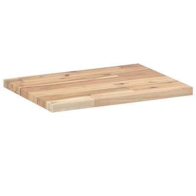 vidaXL - Wandschappen - 4 - st - zwevend - 60x30x2 - cm - onbehandeld - acaciahout