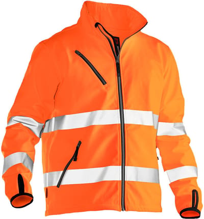 Jobman 1202 Hi-Vis Softshell Jacket 65120255 - Oranje - XS