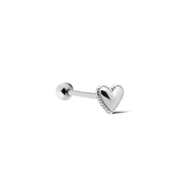 Karma Piercing Royal Heart | Zilver
