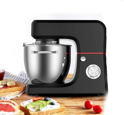 Keukenmixer - Deegmixer Standmixer - Bakken en Koken - Krachtige 1800W Motor - 10L Kom - Zwart