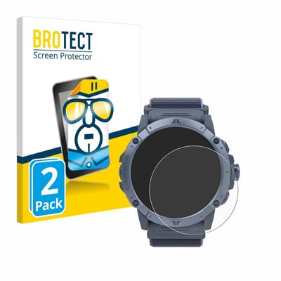 BROTECT - Screenprotector voor Coros Vertix 2S - Folie Beschermfolie transparant 2 Stuks