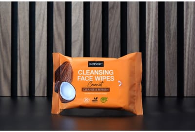 Sence Gezichtsreinigingsdoekjes Coconut - 6 x 20 stuks - Voordeelverpakking
