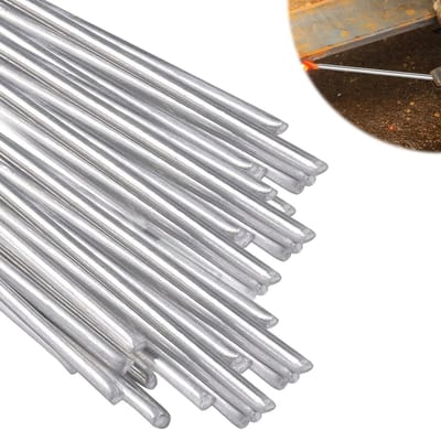 50 stuks aluminium soldeer lasstaven: PRITOK Ø 1,6 x 330 mm lage temperatuur aluminium lasstaven lasdraad, geen soldeerpoeder, voor reparatie aluminium buis, solderen van koperen buizen