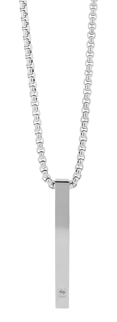 AKZENT Akzent unisex ketting met hanger Lamis, huidvriendelijk