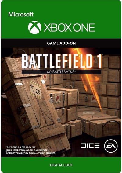 Battlefield 1: Battlepack X 40 - Consumable - Xbox One - Niet beschikbaar in Belgie