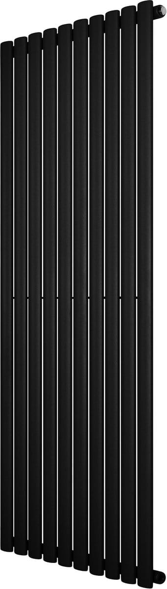 Ovale design radiator - 1 kolom - 1600x600 mm - zwart