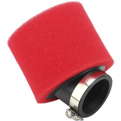 Luchtfilter voor Crossmotor Scooter ATV Quad Motorfiets Rood 48mm1.89inSchuin