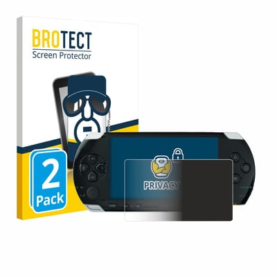 BROTECT - privacy screenprotector voor Sony PSP 1000 - Folie Beschermfolie Blauwlichtfilter 2 Stuks