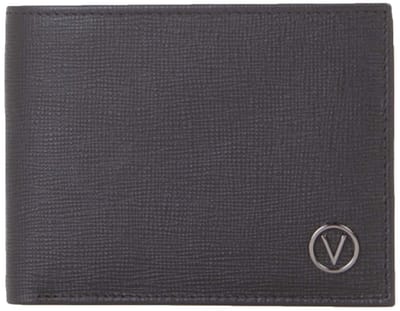 VALENTINO Leren Portemonnee Plama Wallet Nero Zwart