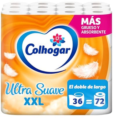 Ultra Soft XXL Toiletpapier - 60 Extra Grote Rollen, 2-Laags, 100% Parfumvrij, Duurzaam en Zacht