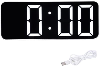 Dailygoody - Digitale Wekker - Analoge Klok - Stil en Compact - Nachtkastje Klok - Perfect voor Slaapkamer en Bureau - Eenvoudige Stijl