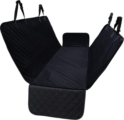 Hondenautostoelhoes - waterdicht & antislip autostoelhoezen voor auto's, hond auto hangmat wasbaar reizen auto boot liner beschermer voor SUV - zwart