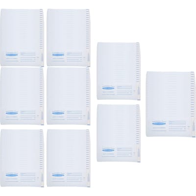 200 stuks Doos Wegwerp Zelfsluitende Reinigingszak voor Tandheelkundige Materialen (135 x 290mm) white