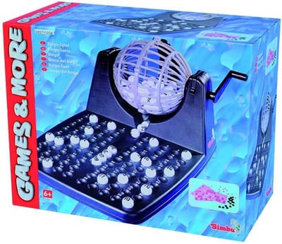 Bingo Spel - Traditioneel Spel - Gezellig Spelen - Inclusief 90 Ballen - 30 x 18 x 23 cm