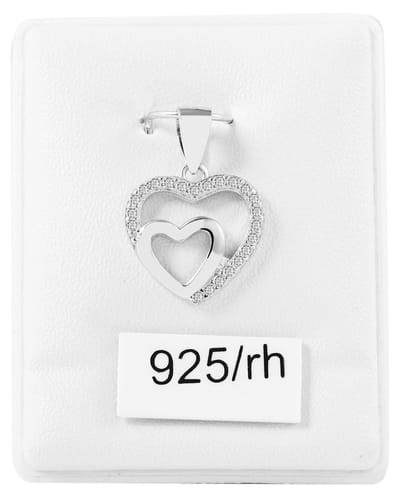 AKZENT Akzent Dames hanger "Cariela" van 925 Sterlingzilver, gerhodineerd, duurzaam