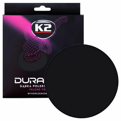 K2 Duraflex - Polijstschijf - Zwarte Velcoupschuim - 150mm - Maximum 2500 RPM