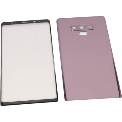 Telefoon Glas Scherm en Achterklep Telefoon Scherm en Achterpaneel Reparatiekit voor Galaxy Note 9 Paars paars