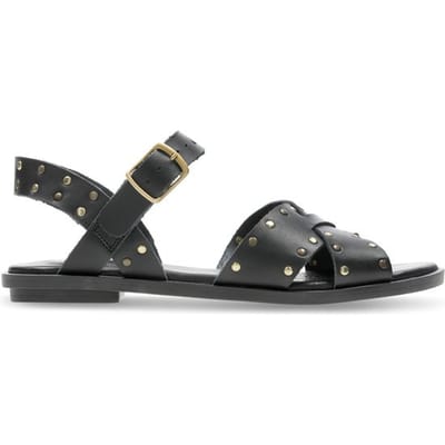 Clarks Willow Gild Dames Sandalen - Black - Maat 37.5