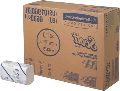Papieren Handdoekjes - Scott 6633-25 - 175 Vellen - Verpakking van 25 Wikkels