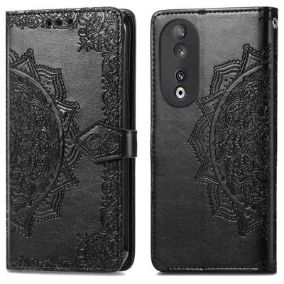 imoshion Hoesje - Geschikt voor Honor 90 - Mandala Bookcase - Zwart