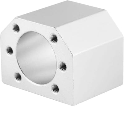 Mondstuk Met Kogelomloopspindel Aluminium Montagebeugel Voor Kogelomloopspindel - SFU1605 / 1610 - Schroefdraadafmeting Diverse Opties .