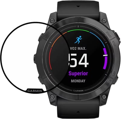 Screenprotector Garmin Fenix 7S Pro – Volledige Cover – Hoge kwaliteit screen protector – Garmin Fenix 7s Pro Accessoire – PMMA Screenprotector – 1 stuks – TechDefend