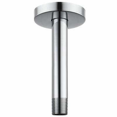 Dailygoods- Douche-arm 15 cm - Douchekop - Flens - Roestvrij staal - Vaste doucheslang - Universele aansluiting 1/2 NPT