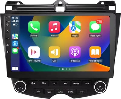 Autoradio met bluetooth - Carplay - Voor Honda Accord 7 (2003-2007) - Geschikt voor Apple en Android - Stereo - Navigatie - Navigatiesysteem auto - 2GB 64GB