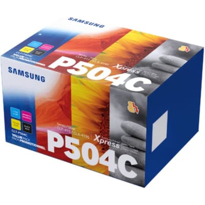 Samsung CLT-P504C Rainbow kit zwart en kleur (Origineel)