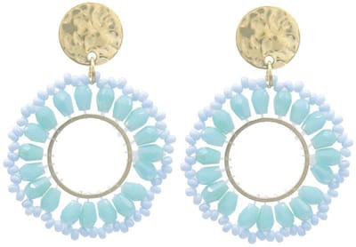 Oorbellen - oorhangers - RVS - kralen - sieraad - oorsieraad - accessoire - hip - trendy - tijdloos - chique - feest - cadeau - vrouwen - dames