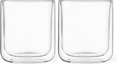 Viva Scandinavia - Koffie & Thee Classic Espressoglas - Dubbelwandig - 0,1 liter - Set van 2 stuks - Transparant