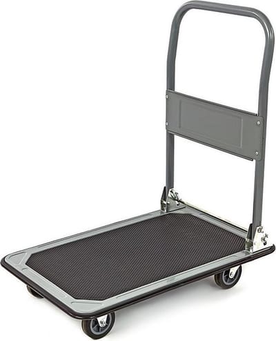 Plateauwagen met remmen