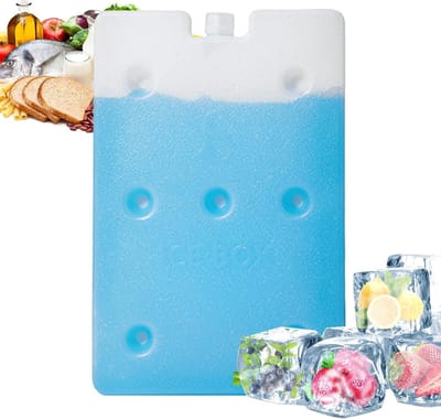 IJspak voor Luchtkoeler - Koelpakket Koude Blokken - Consistente Koeling - Herbruikbaar en Draagbaar - 600 ml - Blauw
