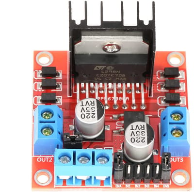 Allecto - H Brug Motor Driver - DC Motor Driver Module - Eenvoudige Bedrading - Stappenmotor Aandrijving - Geschikt voor Robots - Compacte Afmetingen
