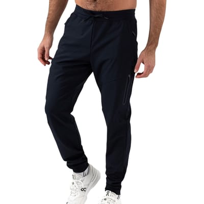 Sjeng Sports NOLAN - Maat: M Dark Blue - Tennis Broek Mannen - Sportbroek - Stretch