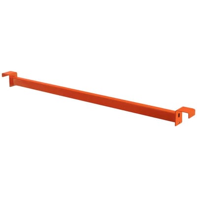 Mega-M Dwarsbalken voor Palletstelling - 111 cm - Inlegbalk voor Spaanplaat - Oranje - Set Ondersteuningsprofielen voor Stellingkast