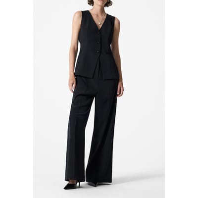 French Connection Vinnie Tailored Jumpsuit Black Black Maat: 14 | Jumpsuits Outlet | Dames | Zwart
