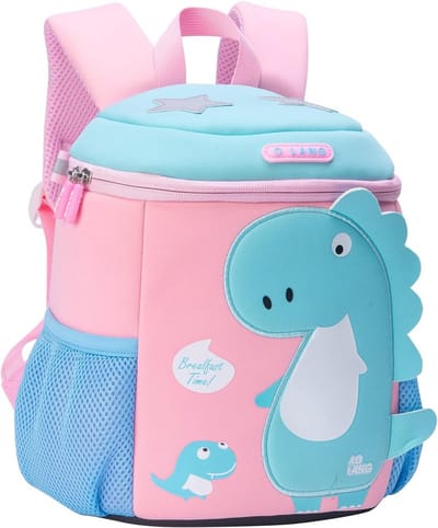 Waterdichte Kinderrugzak voor Peuters en Kleuters - Lichtgewicht Schooltas met Borstriem (1-6 jaar)