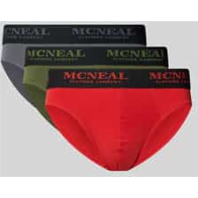 Slip met labeldetails in set van 3