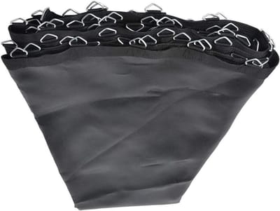Trampoline Springdoek - Vervangend Doek - Veilig Stuiteren - UV-bestendig - Diverse Maten - Zwart