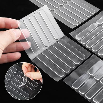 42-delige Zelfklevende Rubber Bumper Strips voor Keukenkastdeuren - Geluidsdempende Bumper Pads en Beschermers voor Meubels en Apparaten