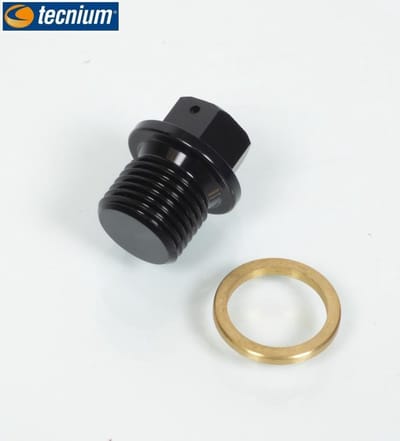 aftapplug m16 x 1,5 zonder magneet tecnium nieuw voor motor scooter cross enduro