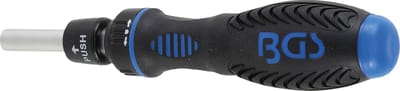 BGS Ratel-draaigreep voor bits omschakelbaar uitgang inbus 6,3 mm (1/4") - 9150