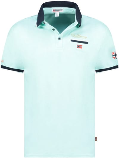 Geographical Norway Expedition Katoen Polo Shirt Kara Minth - XXL