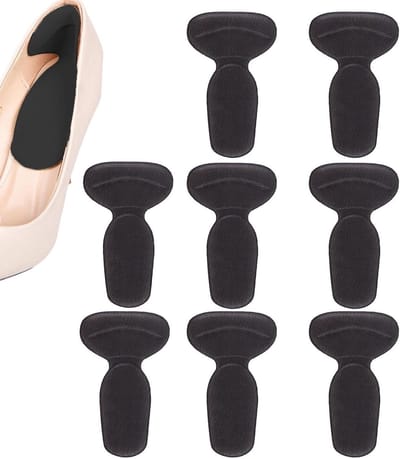 Hielbeschermers - Schoen Grips - Voorkom Schuiven - Hoge Dichtheid - 8 Stuks - Transparant
